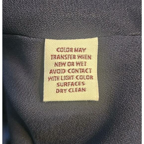 JM Colection Woman Size 24W Blouse Button-Up Long Sleeve Purple Collared - Picture 9 of 9